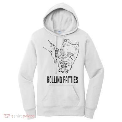 Rolling Fatties Cat Women's Hoodie