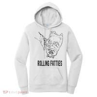 Rolling Fatties Cat Women's Hoodie thumb 0