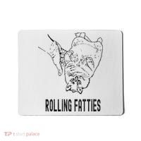Rolling Fatties Cat Mousepad thumb 0