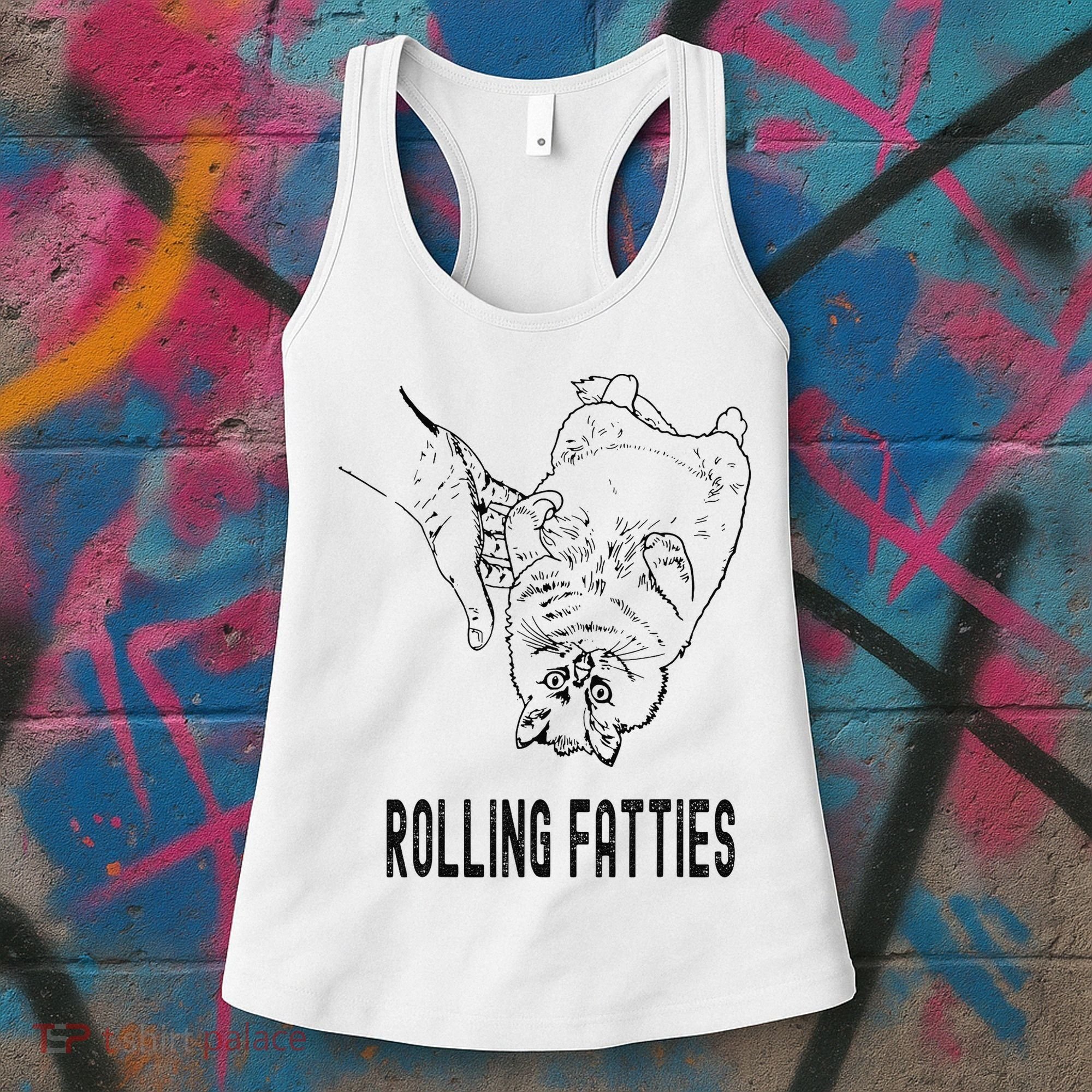 Rolling Fatties Cat Women's Tank Top
