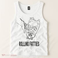 Rolling Fatties Cat Tank Top thumb 2