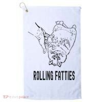 Rolling Fatties Cat Golf Towel thumb 0