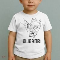 Rolling Fatties Cat Toddler T-Shirt thumb 2