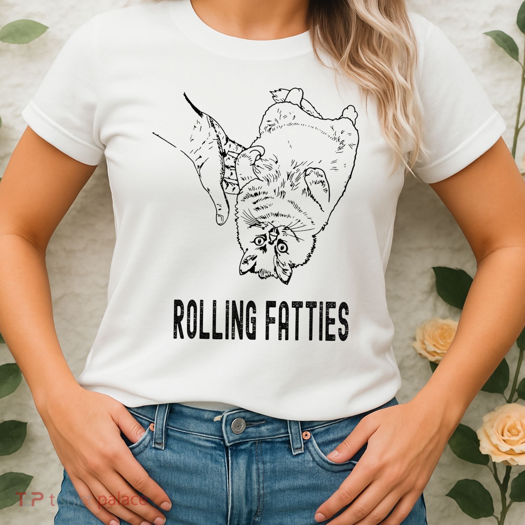 Rolling Fatties Cat Women's T-Shirt