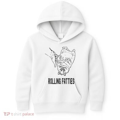 Rolling Fatties Cat Kids Hoodie