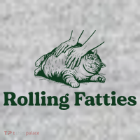 Rolling Fatties Cat Funny Cute Cat Lover Kitten Owner Kitty The Baniff Cuffed Pom Beanie thumb 2