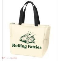 Rolling Fatties Cat Funny Cute Cat Lover Kitten Owner Kitty Tote Bag thumb 3