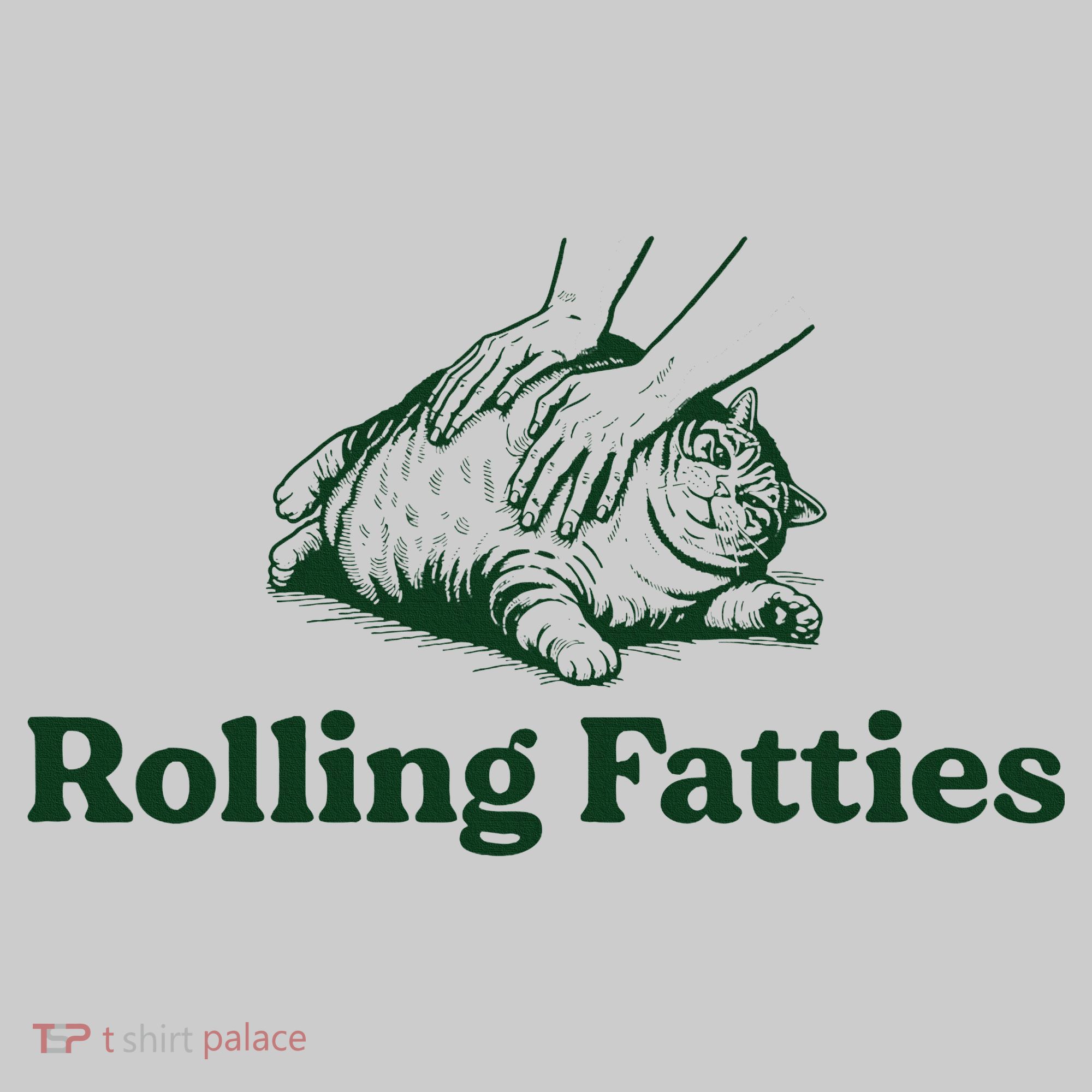 Rolling Fatties Cat Funny Cute Cat Lover Kitten Owner Kitty Performance Fleece Hoodie