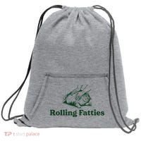 Rolling Fatties Cat Funny Cute Cat Lover Kitten Owner Kitty Sweatshirt Cinch Pack Bag thumb 0