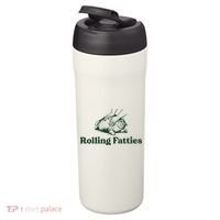 Rolling Fatties Cat Funny Cute Cat Lover Kitten Owner Kitty 24oz Duet Stainless Steel Tumbler thumb 3