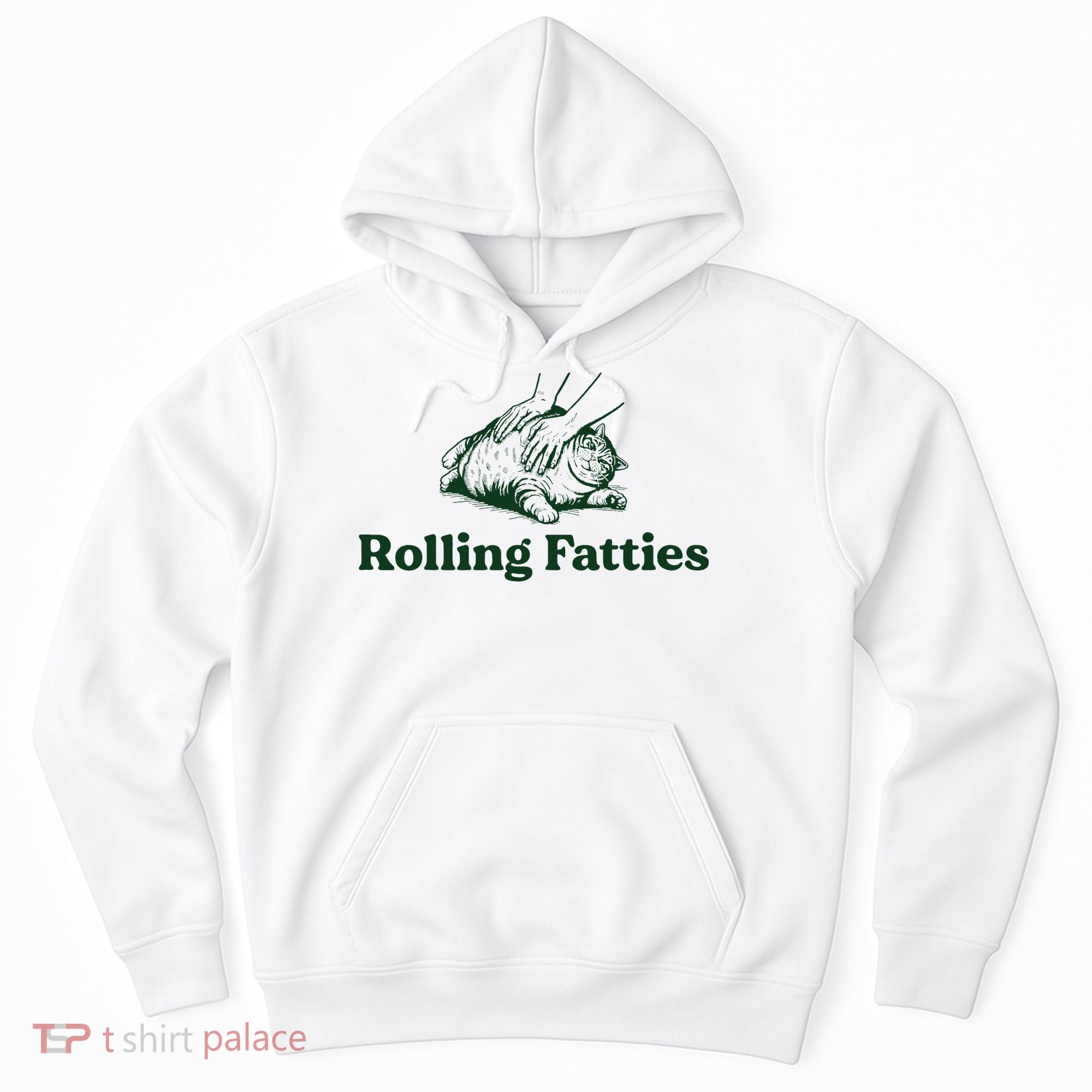 Rolling Fatties Cat Funny Cute Cat Lover Kitten Owner Kitty Hoodie