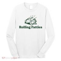 Rolling Fatties Cat Funny Cute Cat Lover Kitten Owner Kitty Long Sleeve Shirt thumb 0