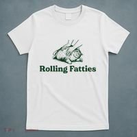 Rolling Fatties Cat Funny Cute Cat Lover Kitten Owner Kitty T-Shirt thumb 5