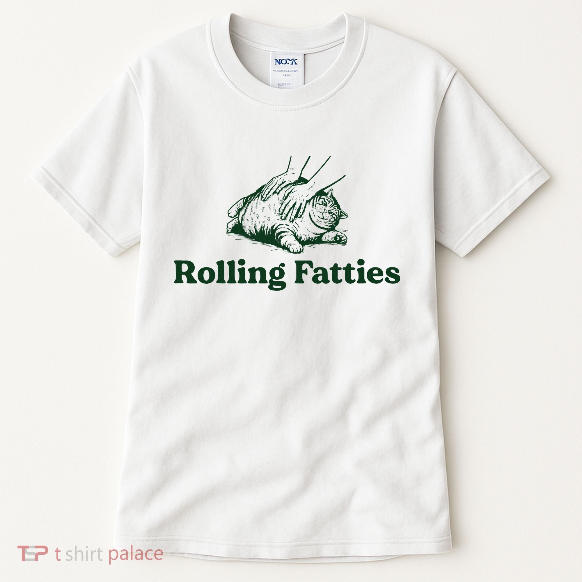 Rolling Fatties Cat Funny Cute Cat Lover Kitten Owner Kitty Tall T-Shirt