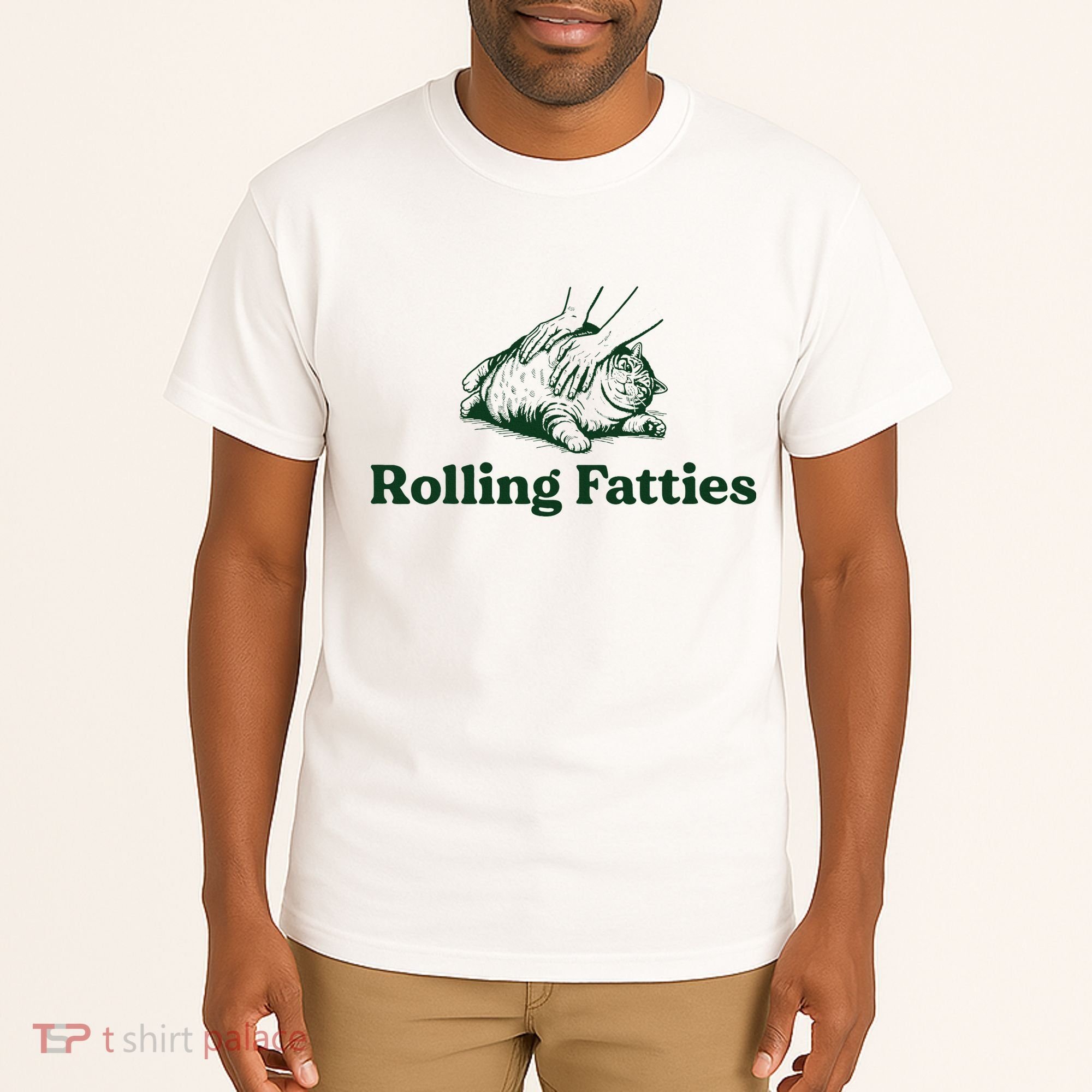 Rolling Fatties Cat Funny Cute Cat Lover Kitten Owner Kitty Tall T-Shirt