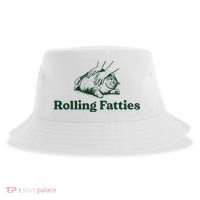 Rolling Fatties Cat Funny Cute Cat Lover Kitten Owner Kitty Sustainable Bucket Hat thumb 0