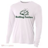 Rolling Fatties Cat Funny Cute Cat Lover Kitten Owner Kitty Cooling Performance Long Sleeve Crew thumb 0