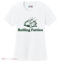 Rolling Fatties Cat Funny Cute Cat Lover Kitten Owner Kitty Women's Cooling Performance Crew T-Shirt thumb 0