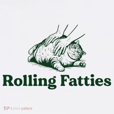 Rolling Fatties Cat Funny Cute Cat Lover Kitten Owner Kitty Ornament