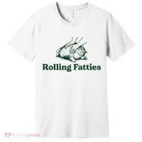 Rolling Fatties Cat Funny Cute Cat Lover Kitten Owner Kitty Premium T-Shirt thumb 0