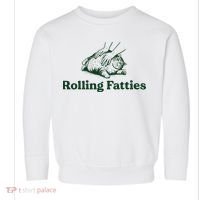 Rolling Fatties Cat Funny Cute Cat Lover Kitten Owner Kitty Toddler Sweatshirt thumb 0