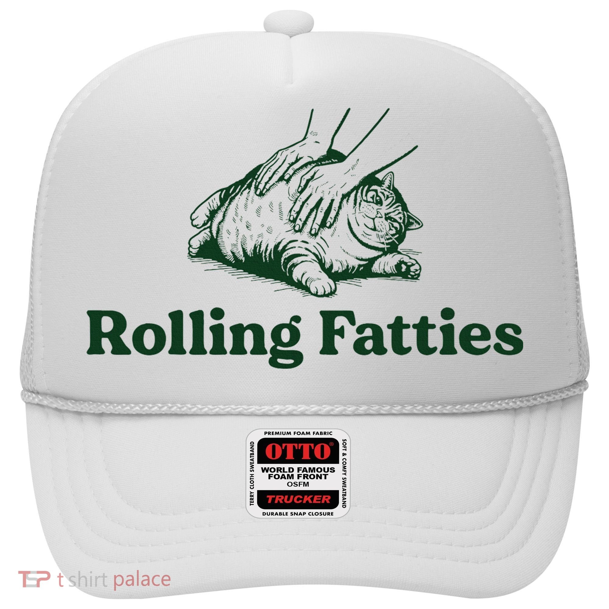 Rolling Fatties Cat Funny Cute Cat Lover Kitten Owner Kitty Hat