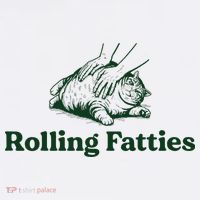 Rolling Fatties Cat Funny Cute Cat Lover Kitten Owner Kitty Tank Top thumb 6