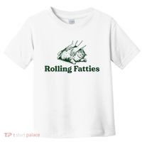 Rolling Fatties Cat Funny Cute Cat Lover Kitten Owner Kitty Toddler T-Shirt thumb 0