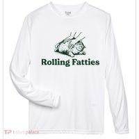 Rolling Fatties Cat Funny Cute Cat Lover Kitten Owner Kitty Zone Performance Long-Sleeve T-Shirt thumb 0
