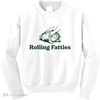 Rolling Fatties Cat Funny Cute Cat Lover Kitten Owner Kitty Kids Sweatshirt thumb 0