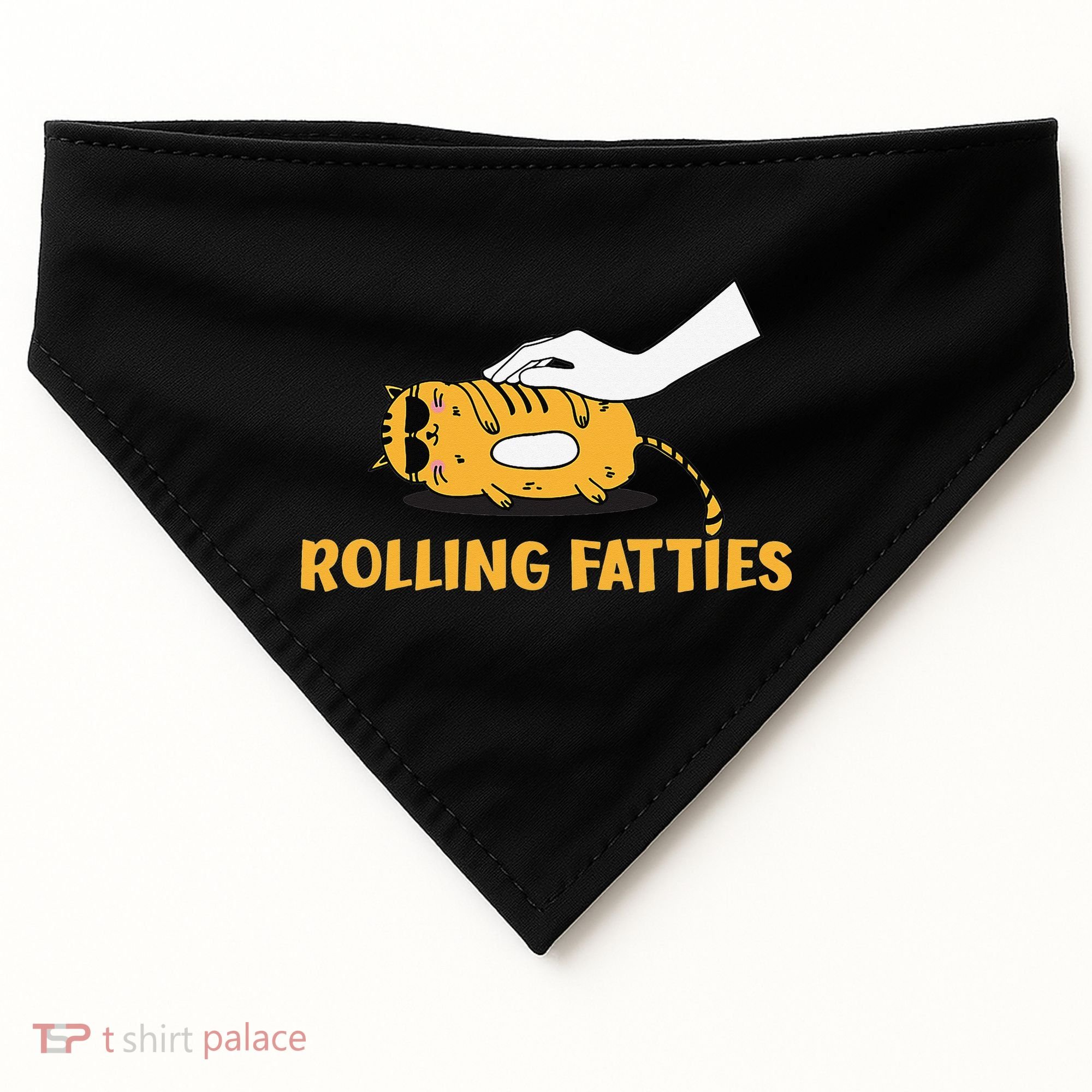 Rolling Fatties Cat Kitty Animal Pet Lovers USA-Made Doggie Bandana