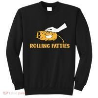 Rolling Fatties Cat Kitty Animal Pet Lovers Sweatshirt thumb 0
