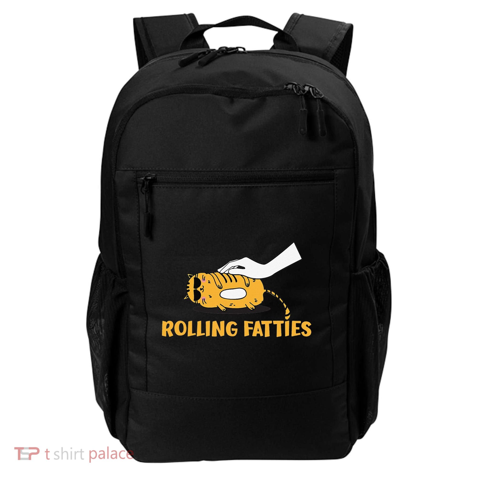 Rolling Fatties Cat Kitty Animal Pet Lovers Backpack