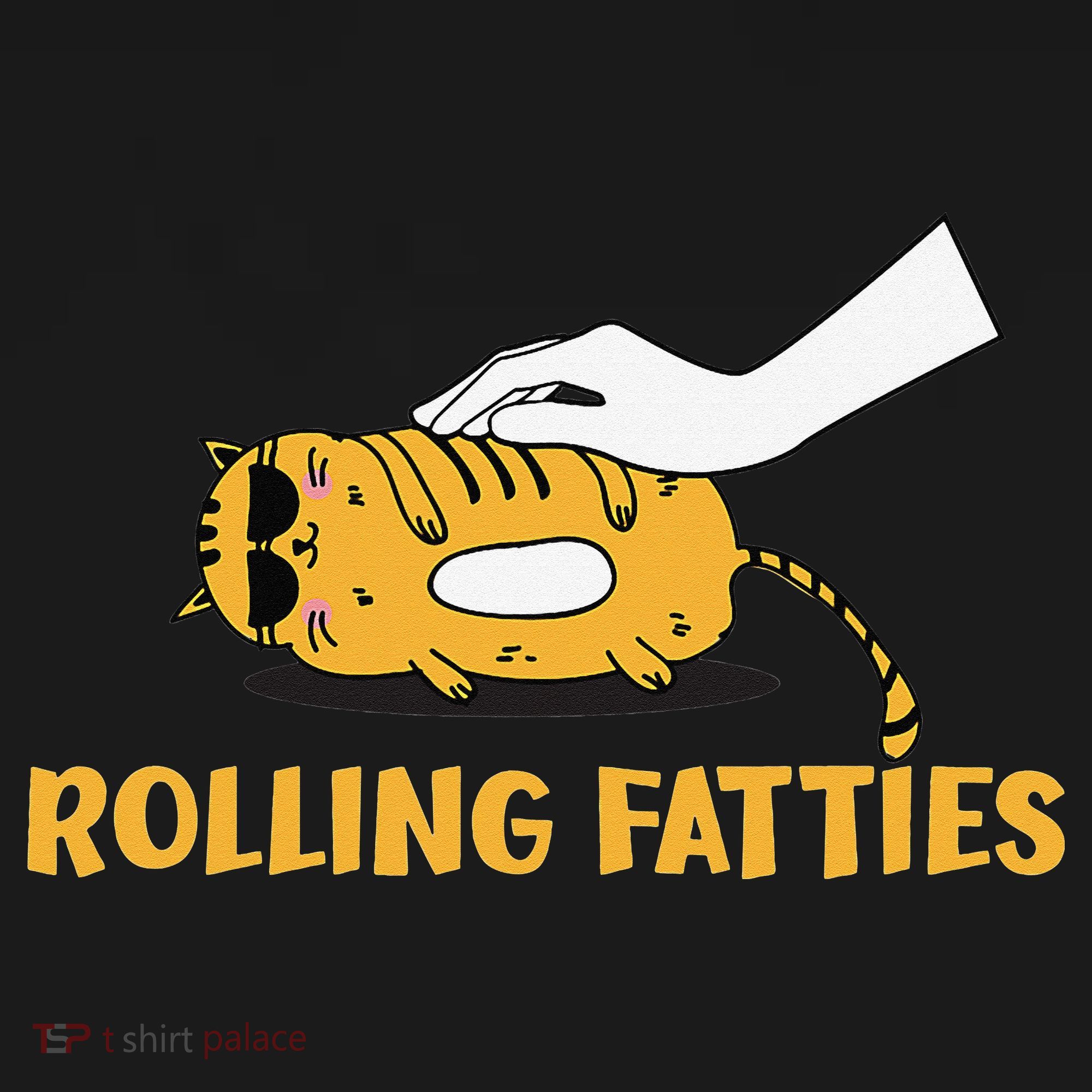 Rolling Fatties Cat Kitty Animal Pet Lovers Women's Hoodie