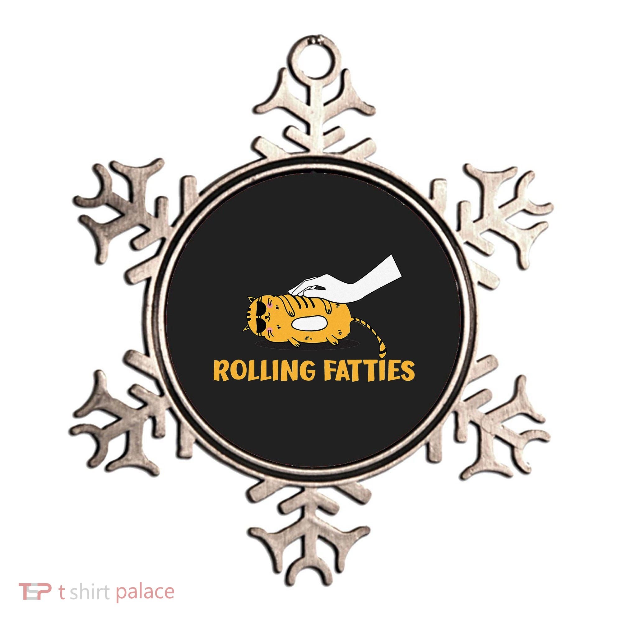 Rolling Fatties Cat Kitty Animal Pet Lovers Ornament