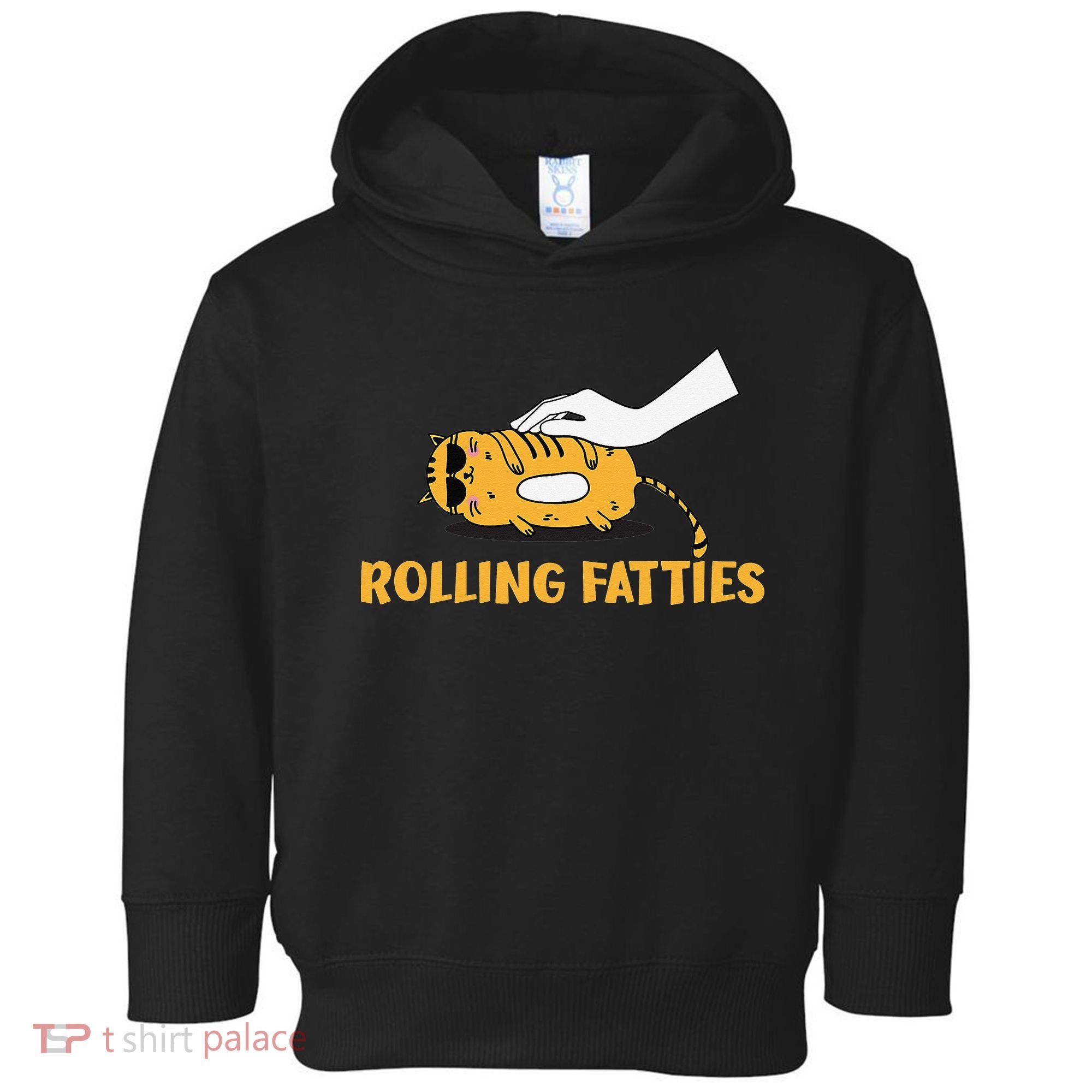 Rolling Fatties Cat Kitty Animal Pet Lovers Toddler Hoodie