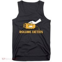 Rolling Fatties Cat Kitty Animal Pet Lovers Tank Top thumb 0