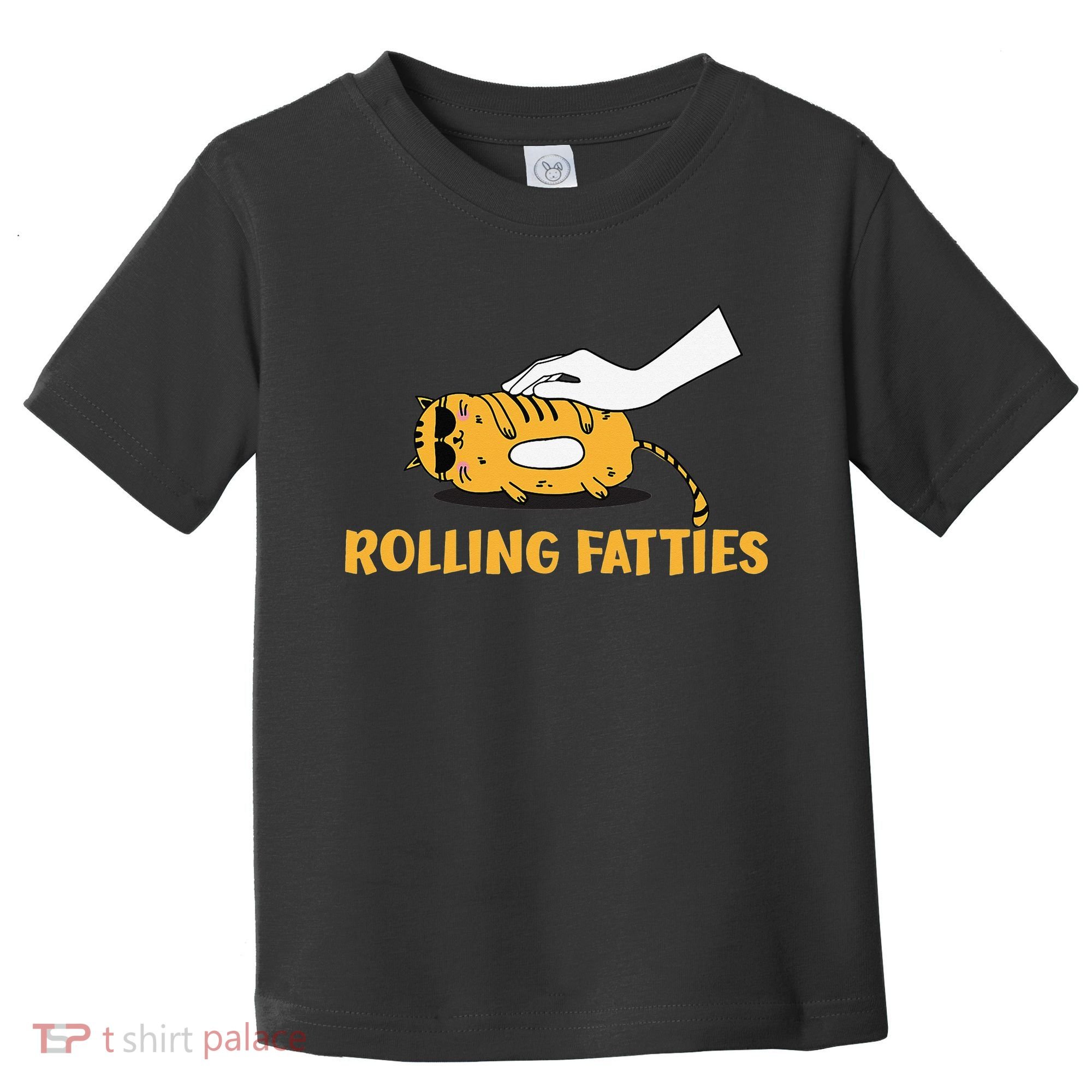 Rolling Fatties Cat Kitty Animal Pet Lovers Toddler T-Shirt