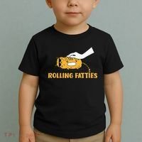 Rolling Fatties Cat Kitty Animal Pet Lovers Toddler T-Shirt thumb 2