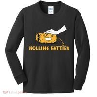 Rolling Fatties Cat Kitty Animal Pet Lovers Kids Long Sleeve Shirt thumb 0