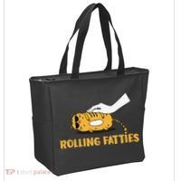 Rolling Fatties Cat Kitty Animal Pet Lovers Tote Bag thumb 2