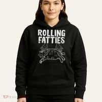 Rolling Fatties Cat Funny Fat Kitten Hoodie thumb 5