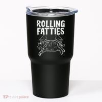 Rolling Fatties Cat Funny Fat Kitten Tumbler thumb 0