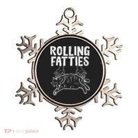 Rolling Fatties Cat Funny Fat Kitten Ornament thumb 0