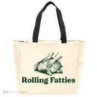 Rolling Fatties Cat Tote Bag thumb 0