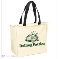 Rolling Fatties Cat Tote Bag thumb 2