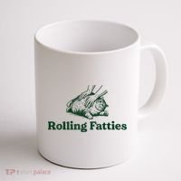 Rolling Fatties Cat Coffee Mug thumb 1