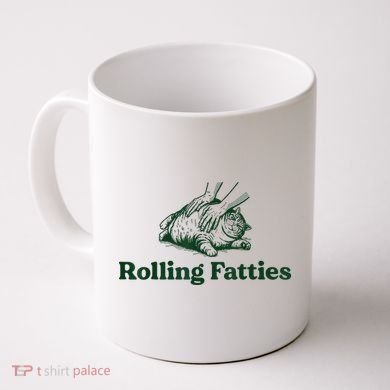 Rolling Fatties Cat Coffee Mug