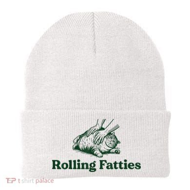 Rolling Fatties Cat Beanie