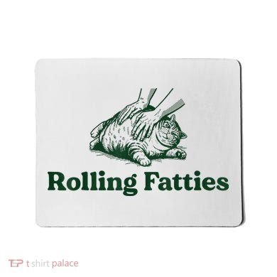 Rolling Fatties Cat Mousepad